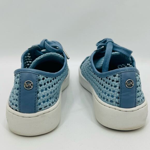 MICHAEL Michael Kors Olivia Raffia Basket Weave Sneakers - Picture 8 of 8